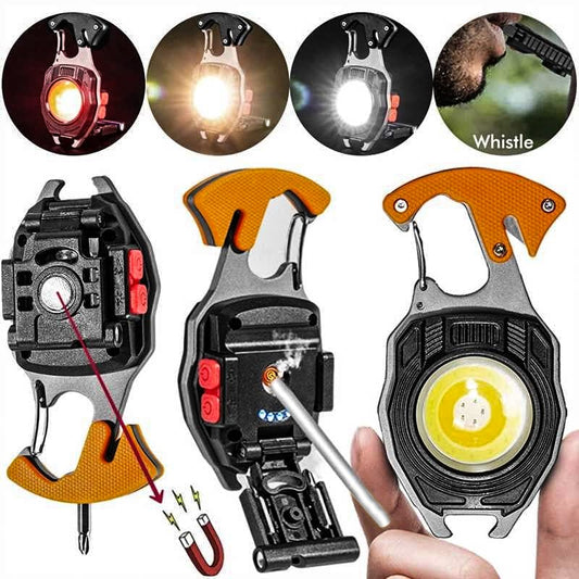 🔥2024 HOT SALE - Multifunction Keychain Flashlight