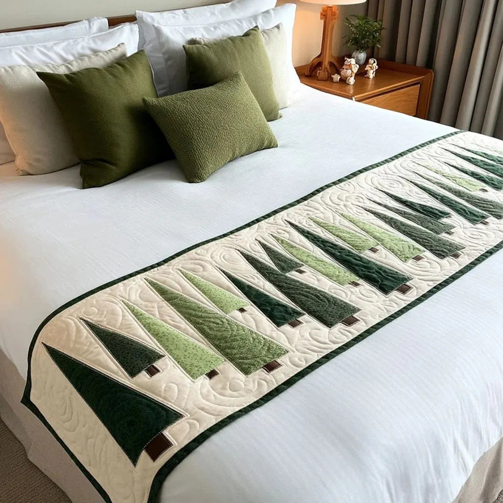 🍽️New Arrival: Quilted Table Runner with Vivid 3D Design