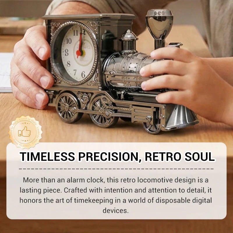 ⏰Retro Locomotive Model Alarm Clock
