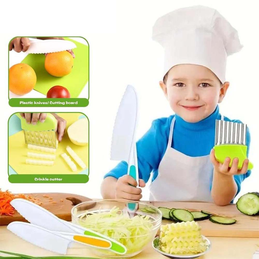 💕Hot sale 49% OFF💖🍎 33 Pcs Kitchen Knife Set for Kids – Safe, Fun & Educational Cooking Tools