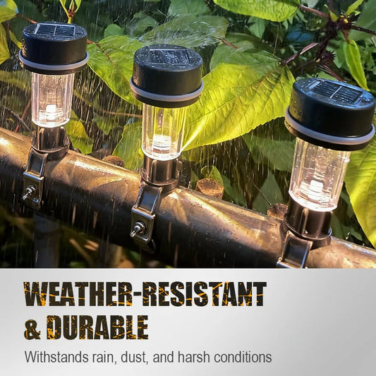 Waterproof outdoor solar light string