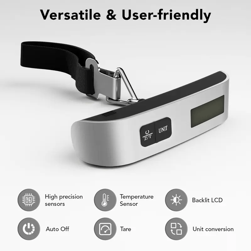 ⚡Flash Sale🔥 50K+ SOLD! Almost Gone - Portable Digital Luggage Scale Accurate Weighing