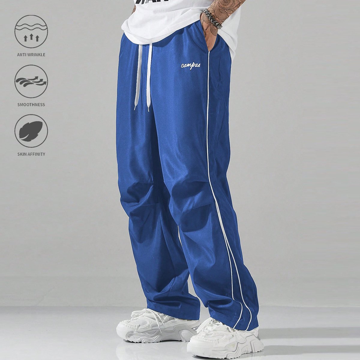Spring and summer Loose Sports Pants Men's Trousers Lightweight