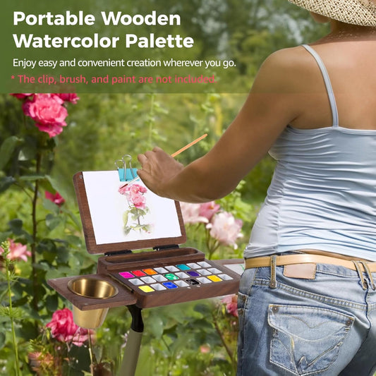 Exclusive Offer✨ Painting Buddy That Fits in Your Bag! Portable Watercolor Box, Paint Scenery Anytime, Anywhere🌈