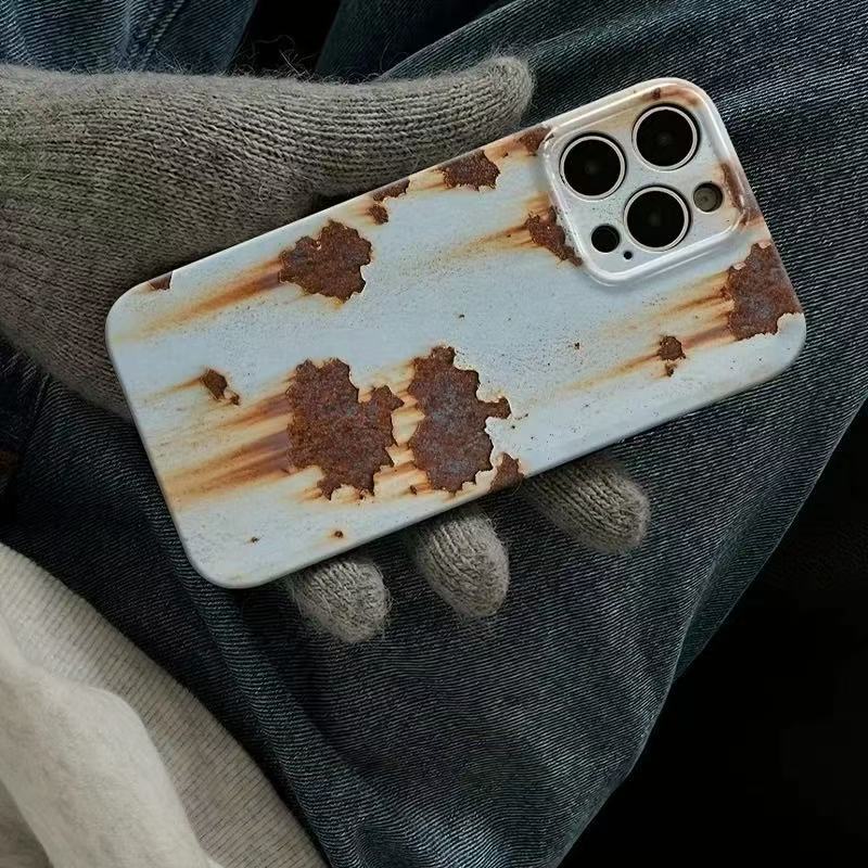 📲New Hot Seller✴️Retro Rusted Metal Texture Design Phone Case