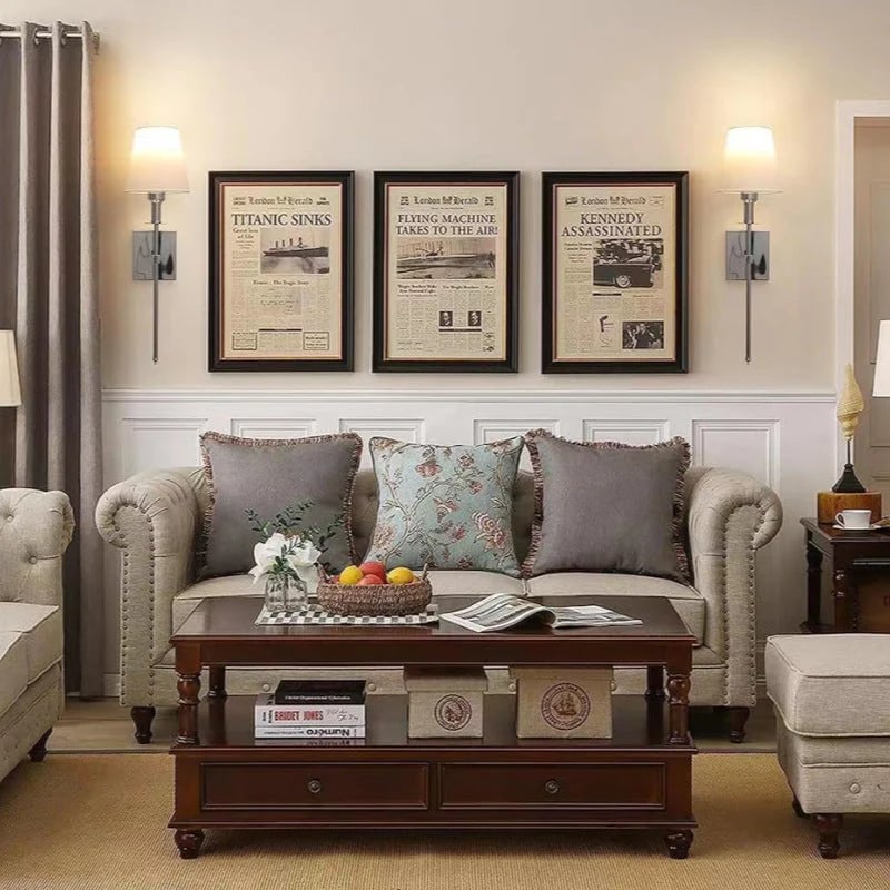 Classic Fabric Shade Wall Light