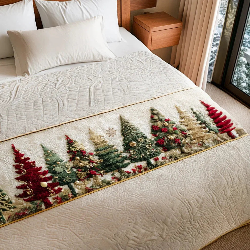 🍽️New Arrival: Quilted Table Runner with Vivid 3D Design