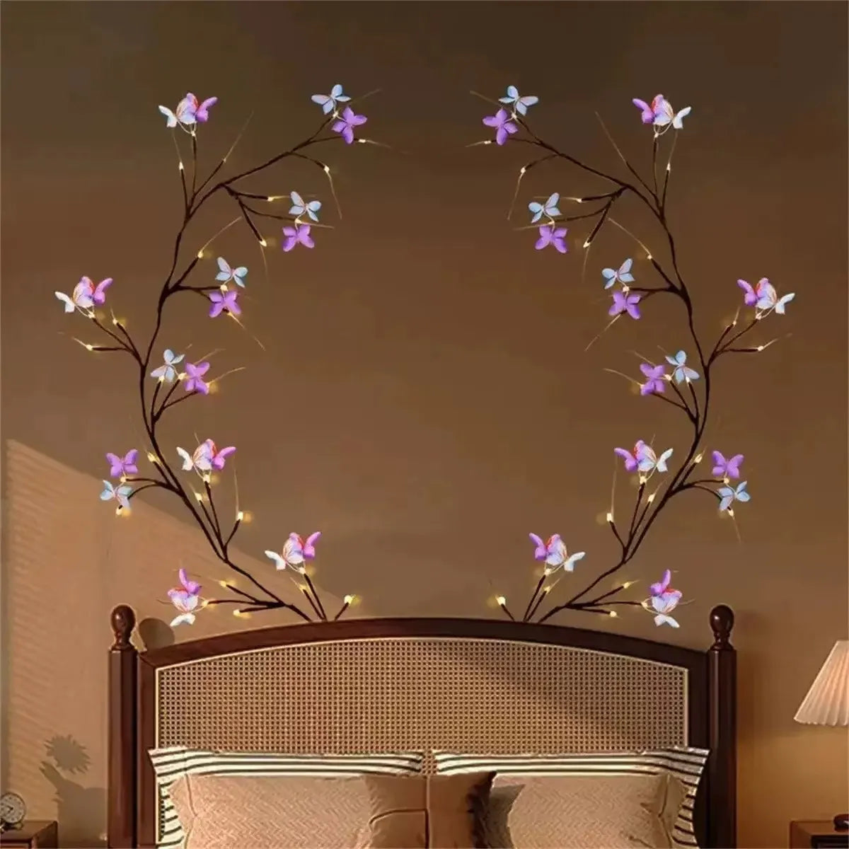 🌸🌸Bendable LED rattan flower ambient light