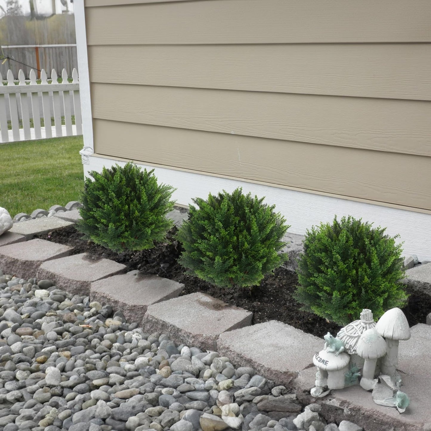 UV Resistant Artificial Cedar Topiary Ball Tree