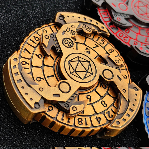 🔥🔥Dungeons and Dragons Metal Dice Spinner(BUY 2 FREE SHIPPING)