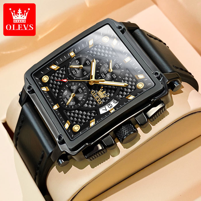 Luxury Diamond Crown Business Automatic Mechanical Watch