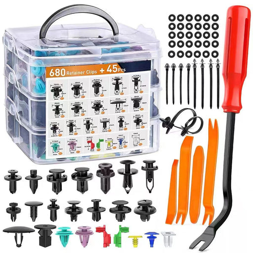 🔥HOT SALE NOW 49% OFF🔥725Pcs Car Retainer Clips & Fastener Remover