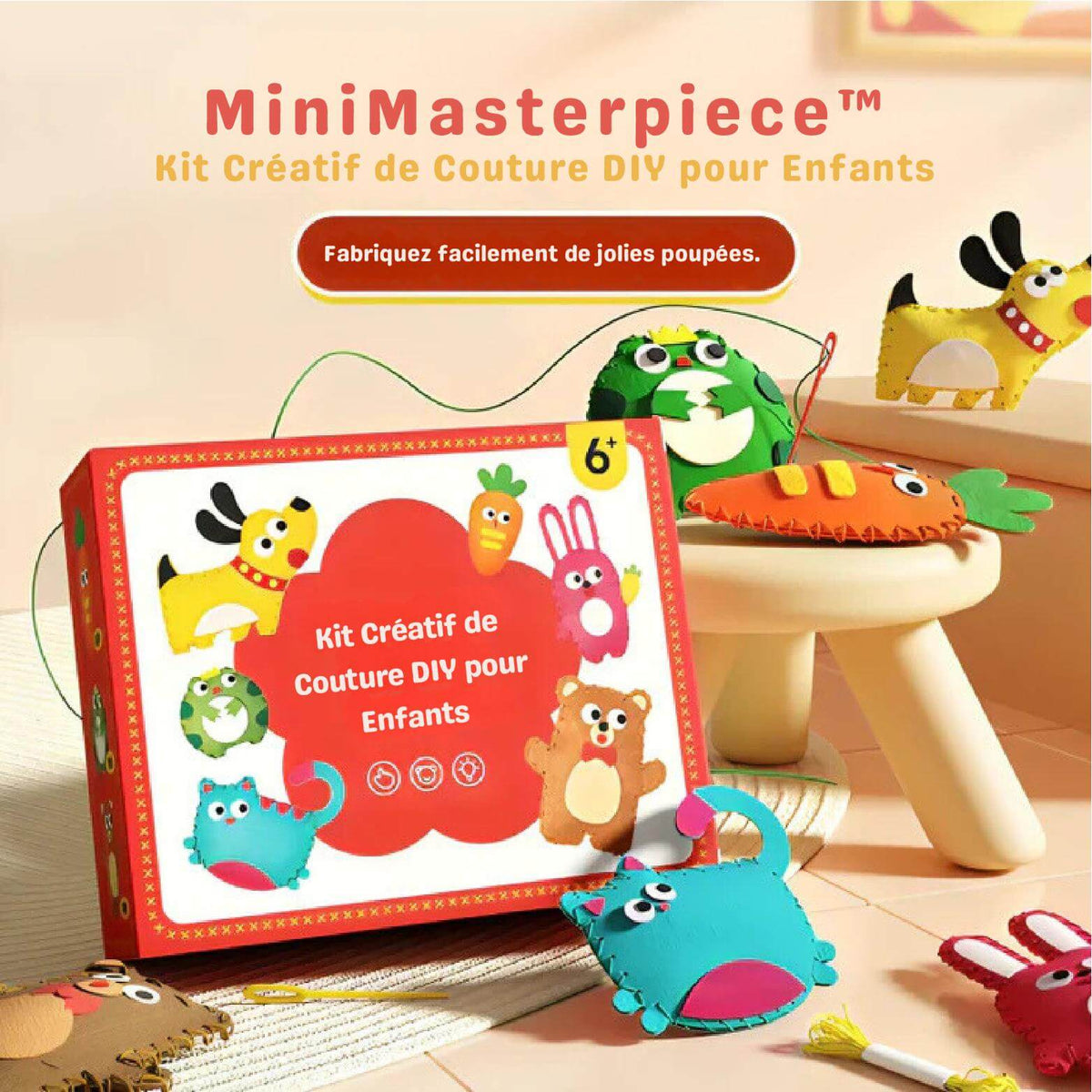 🧸Kids DIY Sewing Craft Kit——Perfect Gift for Children
