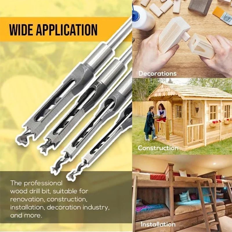 🔥Hollow Chisel Mortise Drill Tool🔥