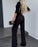 Solid Color Jacket & High Waist Straight Pants Set (Buy 2 Free shipping)