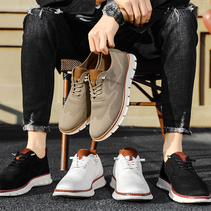 Lightweight Lace-Up Casual Men's Shoes