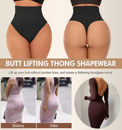 Comfortable High-waisted Tummy Control Shapewear