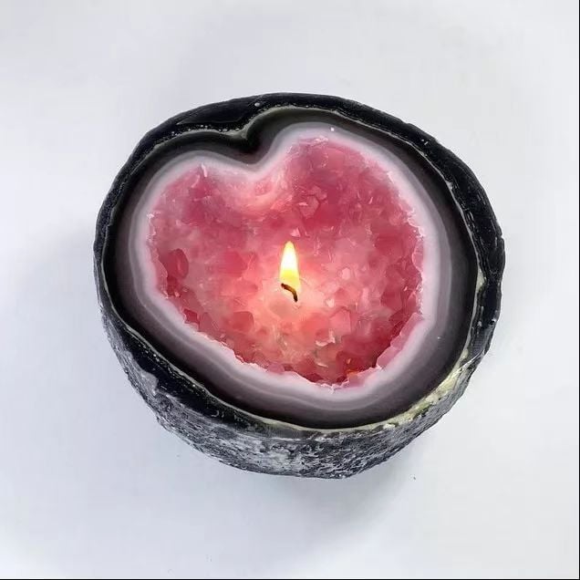 🔥Crystal Intention/Healing Energy Candle