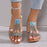 🔥Last Day Promotion 48% OFF - Women's New Summer Rhinestone Open Toe Orthopaedic Sandals