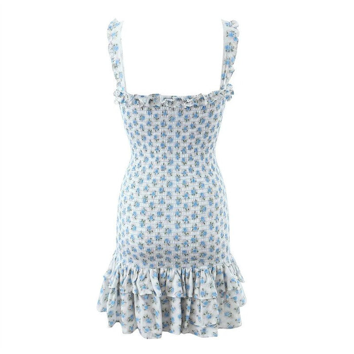 Flirty Ruffle Sleeveless A-line Mini Dress - Perfect for a Stylish Summer Look