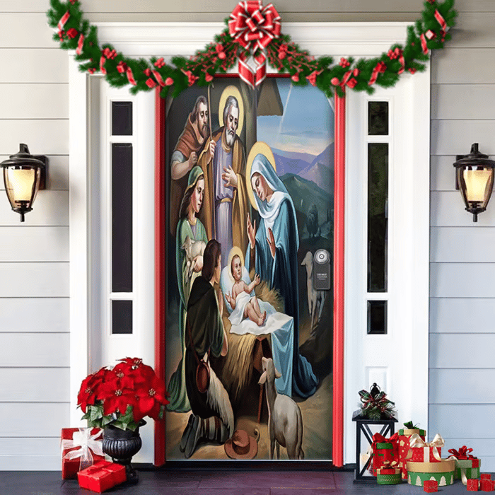 🌟🌟2025 Christmas and Halloween front door decoration