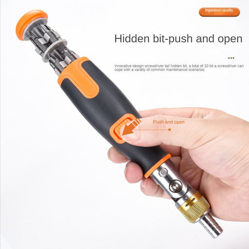 10-in-1 Multi-Angle Ratchet Screwdriver