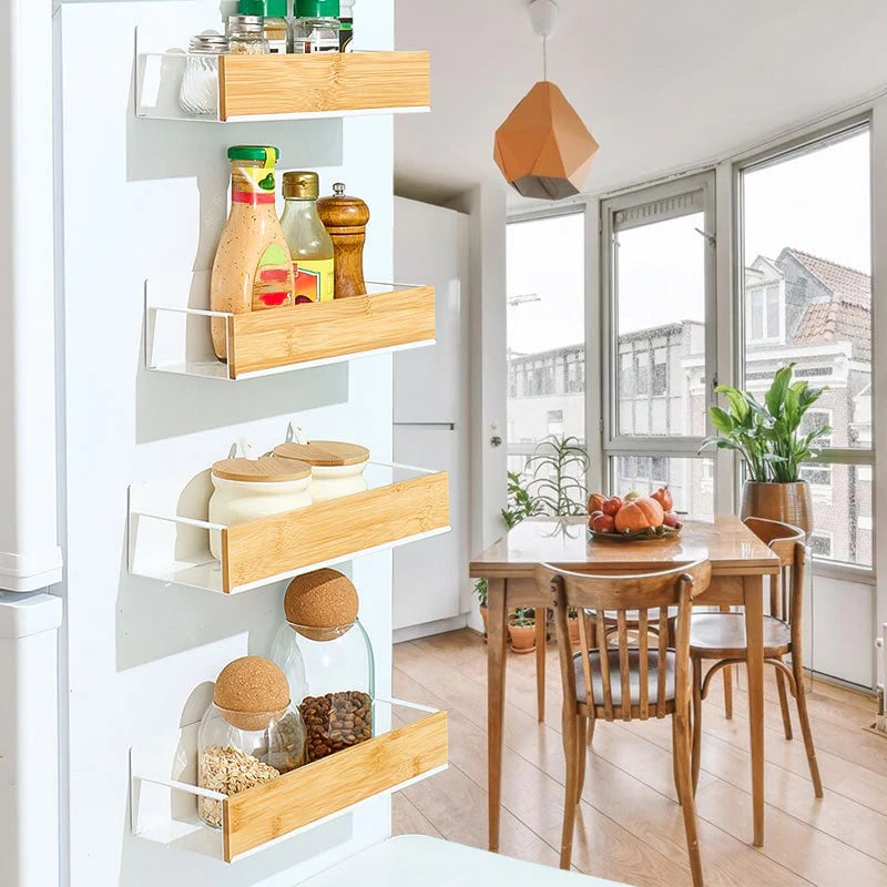 ⏰Kitchen Magnetic Wall Mounted Shelf Organizer🧲