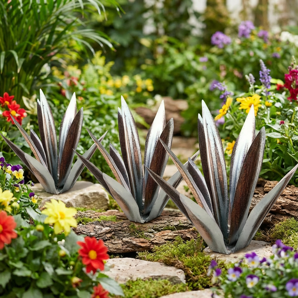 🌵Garden Agave Metal Sculpture