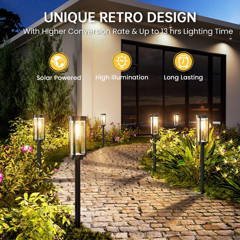 💥Solar Pathway Lights Outdoor