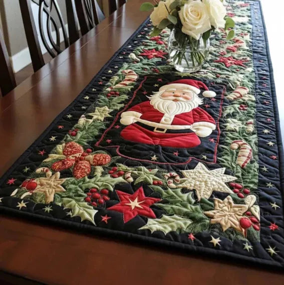 🍽️New Arrival: Quilted Table Runner with Vivid 3D Design