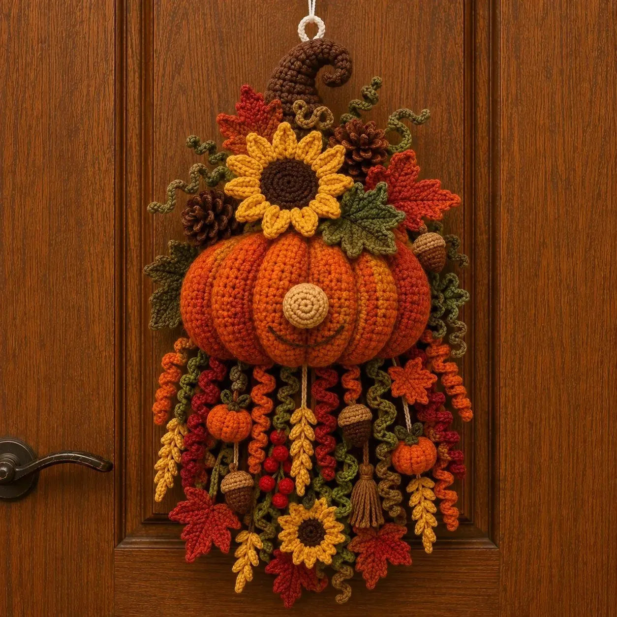 🔥 HOT SALE 🔥⏳ Last Day 49% OFF – 🧶 DIY Seasonal 3D Crochet Door Hanger Kit Collection | Coordinated Yarn, Filling, Accessories & Step-by-Step Instructions Included 💕