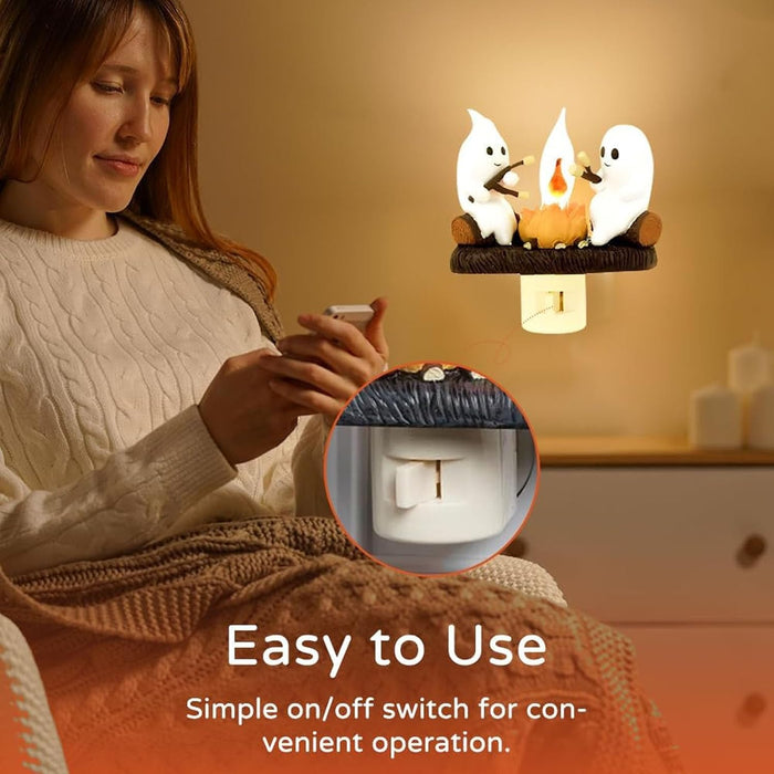 🔥👻-Campfire Ghost Nightlight