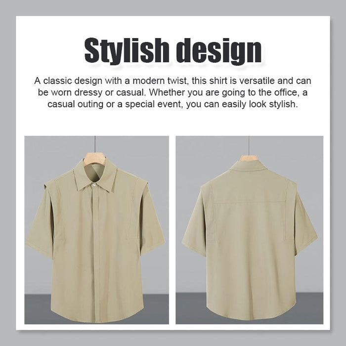 Men's Summer Ice Silk Shirt