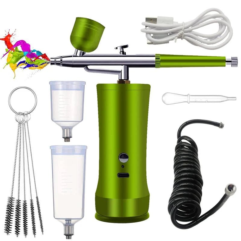 Electric Airbrush Kit with Compressor