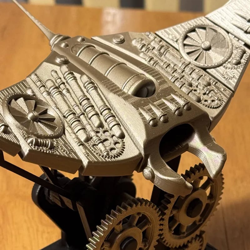 🖤 Mechanical Manta Ray-----A Moving Piece of Art for Your Desk