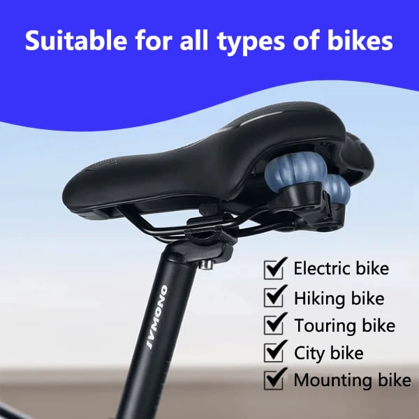 Universal Comfortable Shock Absorbing Bike Saddle