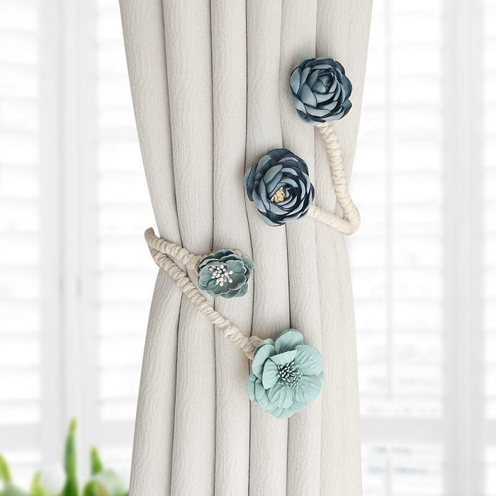 Floral Curtain Ties