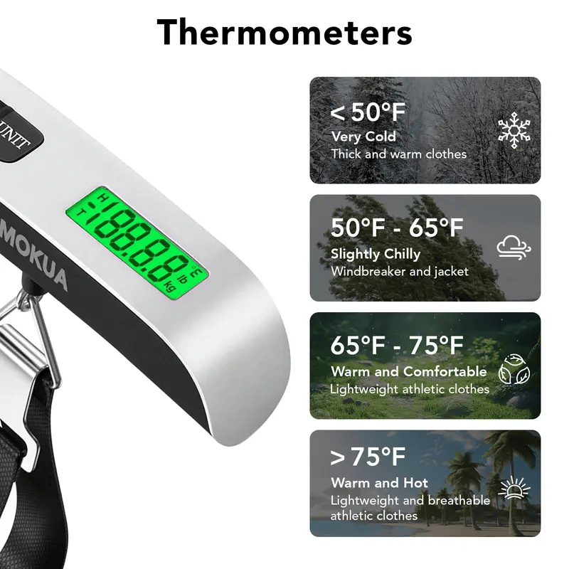 ⚡Flash Sale🔥 50K+ SOLD! Almost Gone - Portable Digital Luggage Scale Accurate Weighing