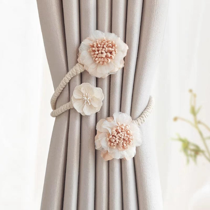 Floral Curtain Ties