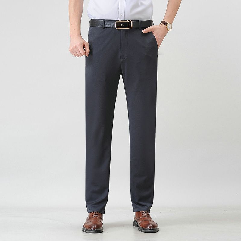 🔥Men’s Fashionable Stretch Plush-lined Suit Pants