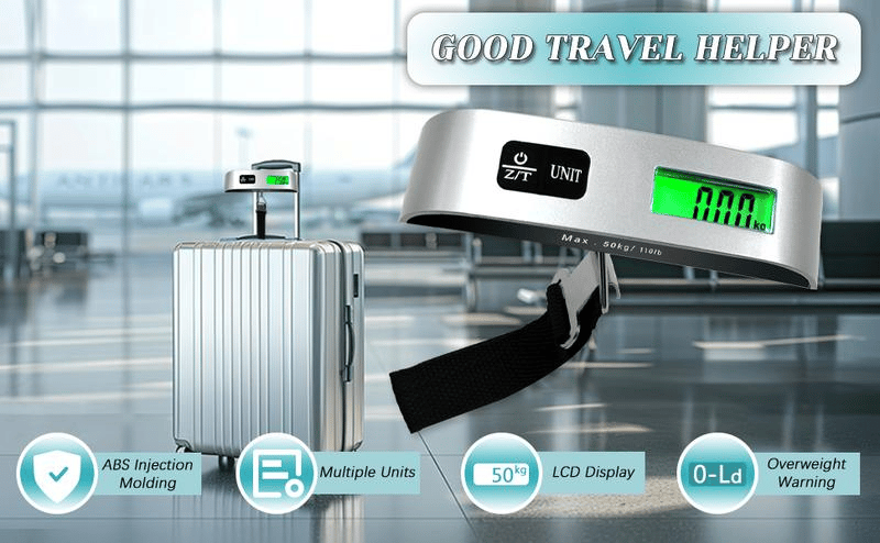 ⚡Flash Sale🔥 50K+ SOLD! Almost Gone - Portable Digital Luggage Scale Accurate Weighing