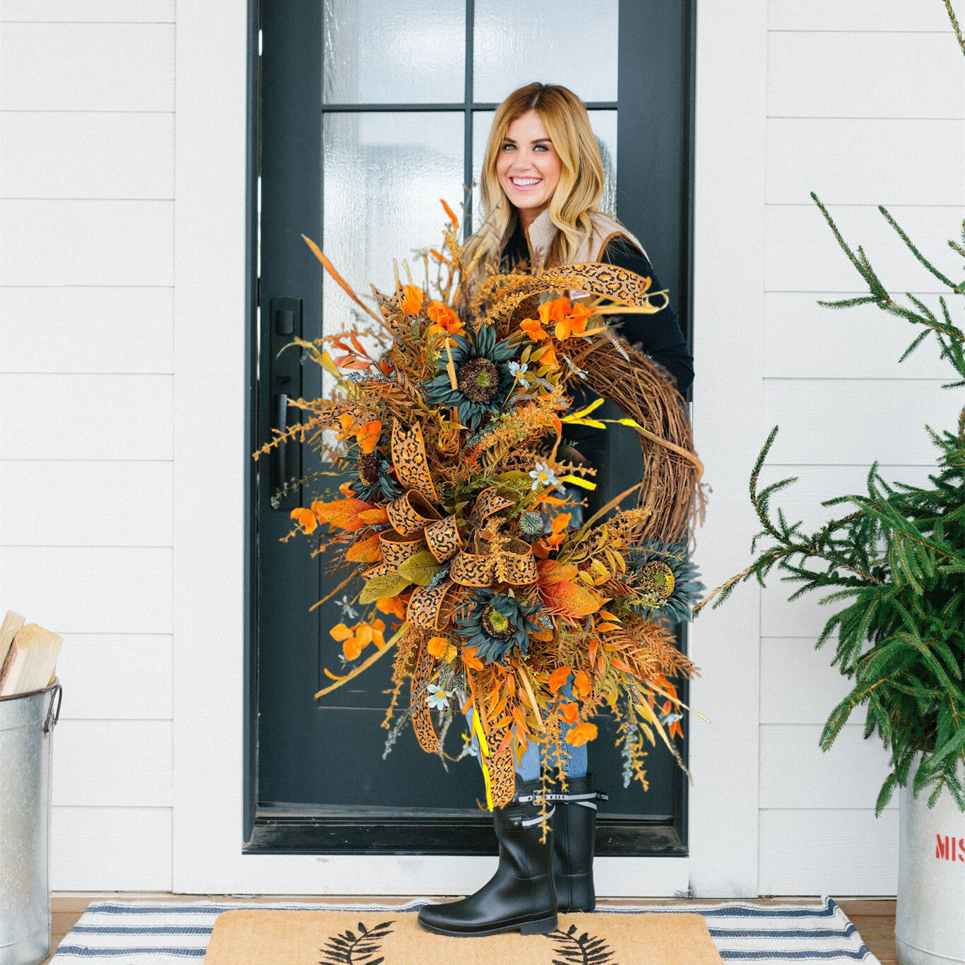 50% off - Autumn 🍇 Grapevine Wreath
