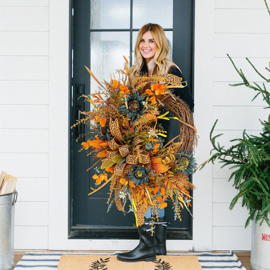50% off - Autumn 🍇 Grapevine Wreath