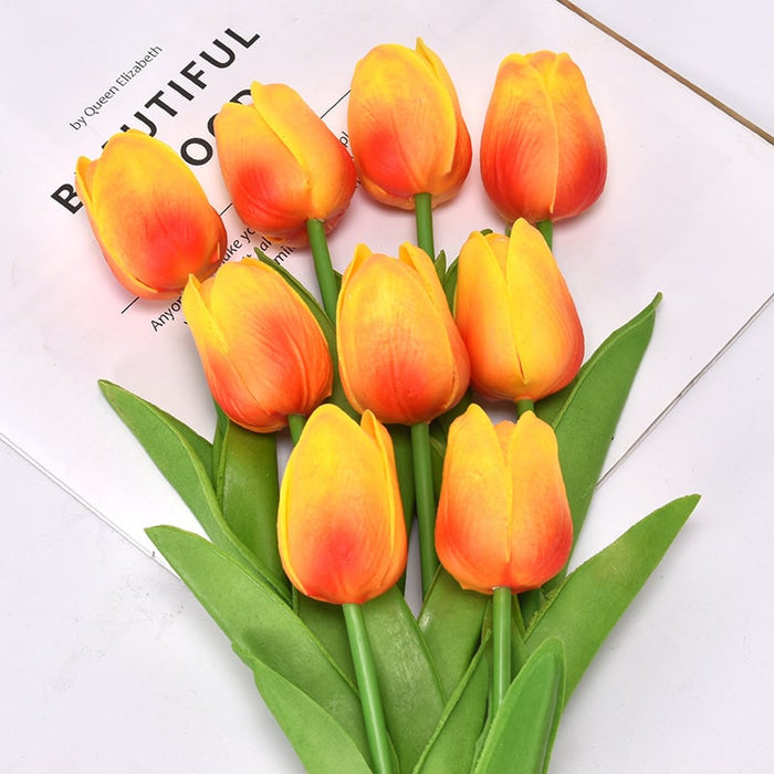 💥-UV Resistant Lifelike Artificial Tulips Flowers💐