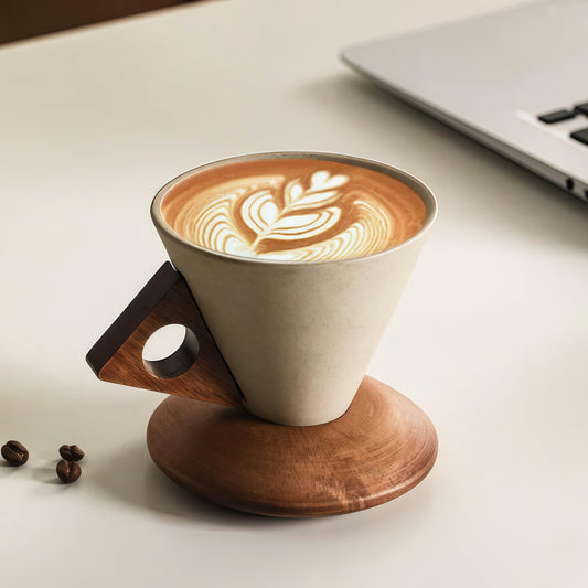 ☕Elegant Conical Coffee Cup