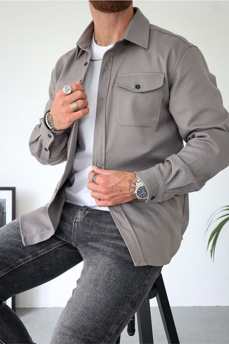 Button Down Shirt Jacket (Buy 2 Free Shipping)