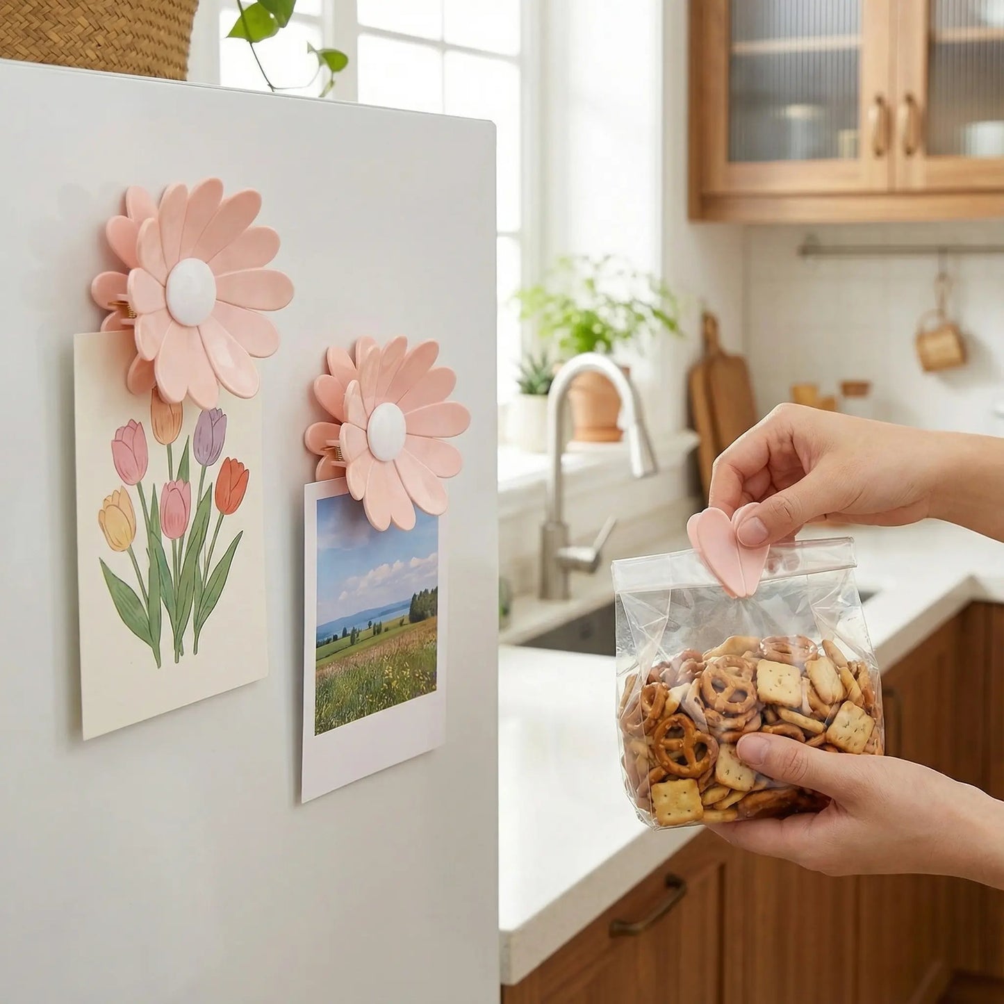 🌸Magnetic Cherry Blossom Sealing Clip
