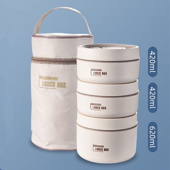 Portable Insulated Lunch Container Set