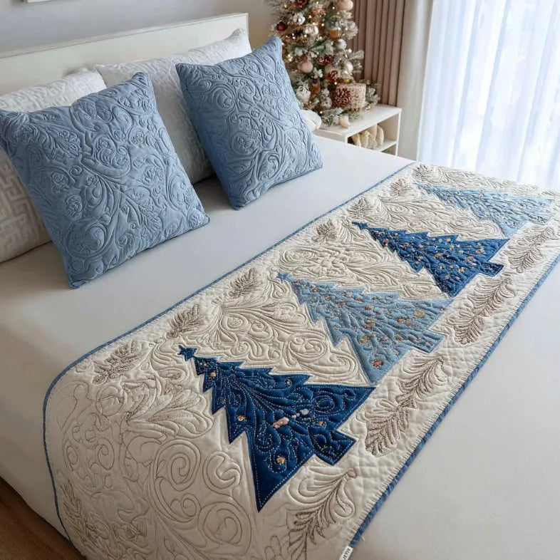 🍽️New Arrival: Quilted Table Runner with Vivid 3D Design
