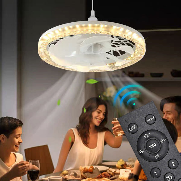 Remote-Controlled Adjustable Ceiling Fan Light